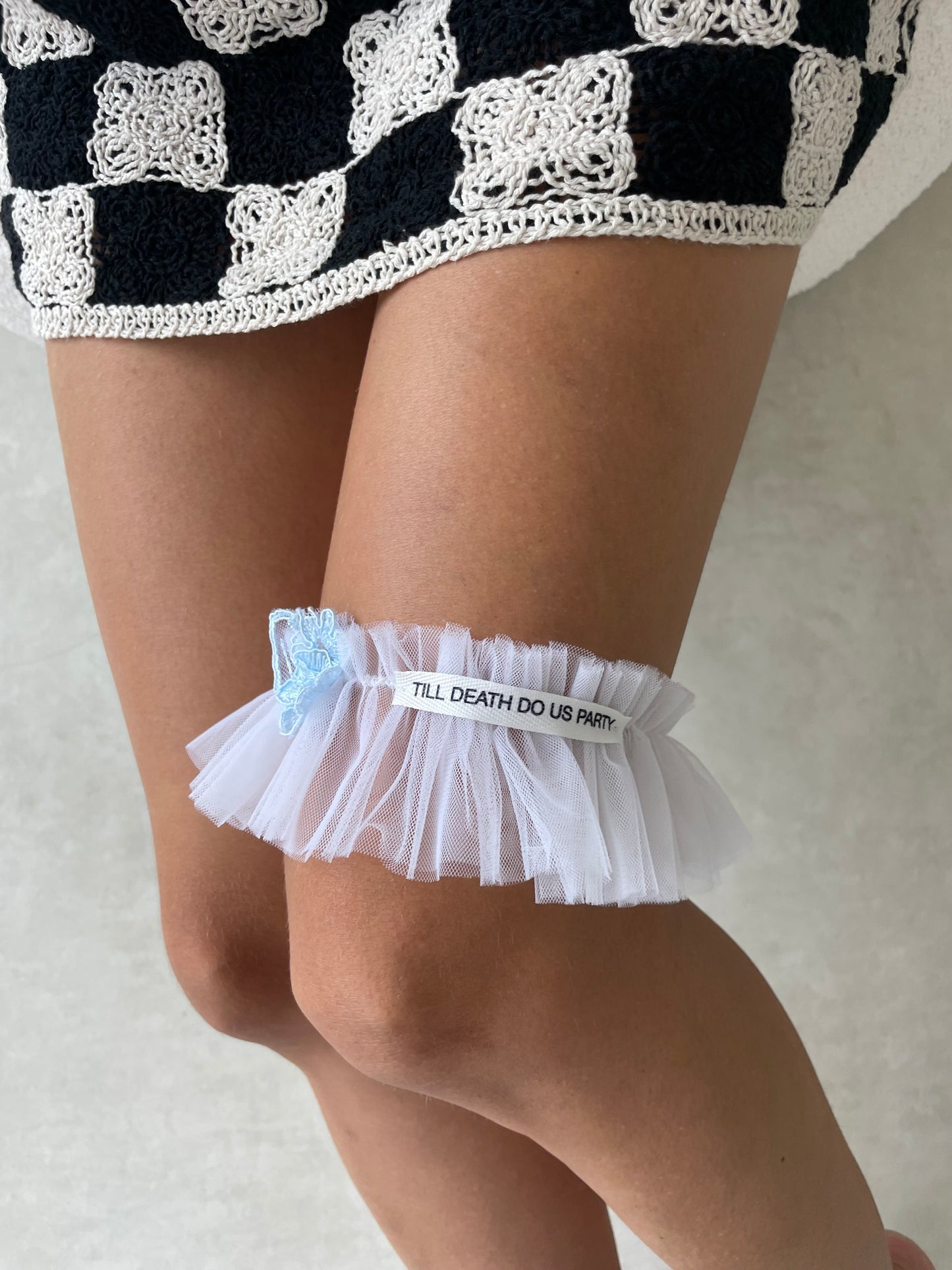 TILL THE DEATH DO US PARTY garter